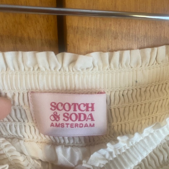 Scotch and Soda Neon Ecru Embroidered Skirt MSRP $96 Size 8 kids - Picture 3 of 8